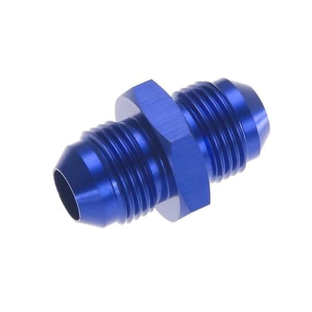 Red Horse Performance -06 MALE TO MALE 9/16" X 18 AN/JIC FLARE UNION - BLUE 815-06-1